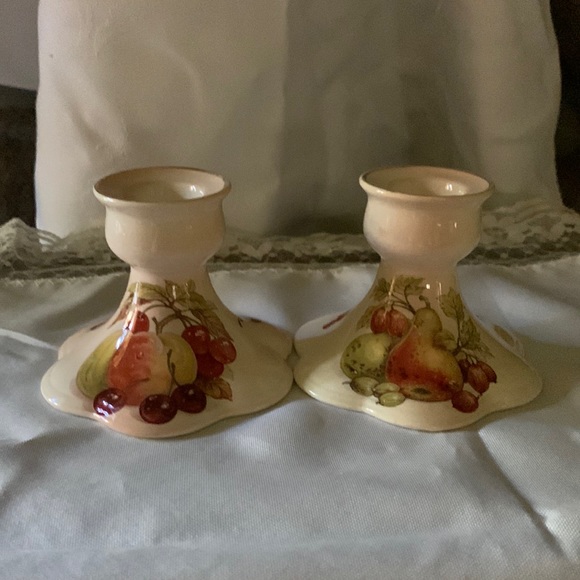 PALISSY CANDLESTICK HOLDERS - Picture 3 of 4